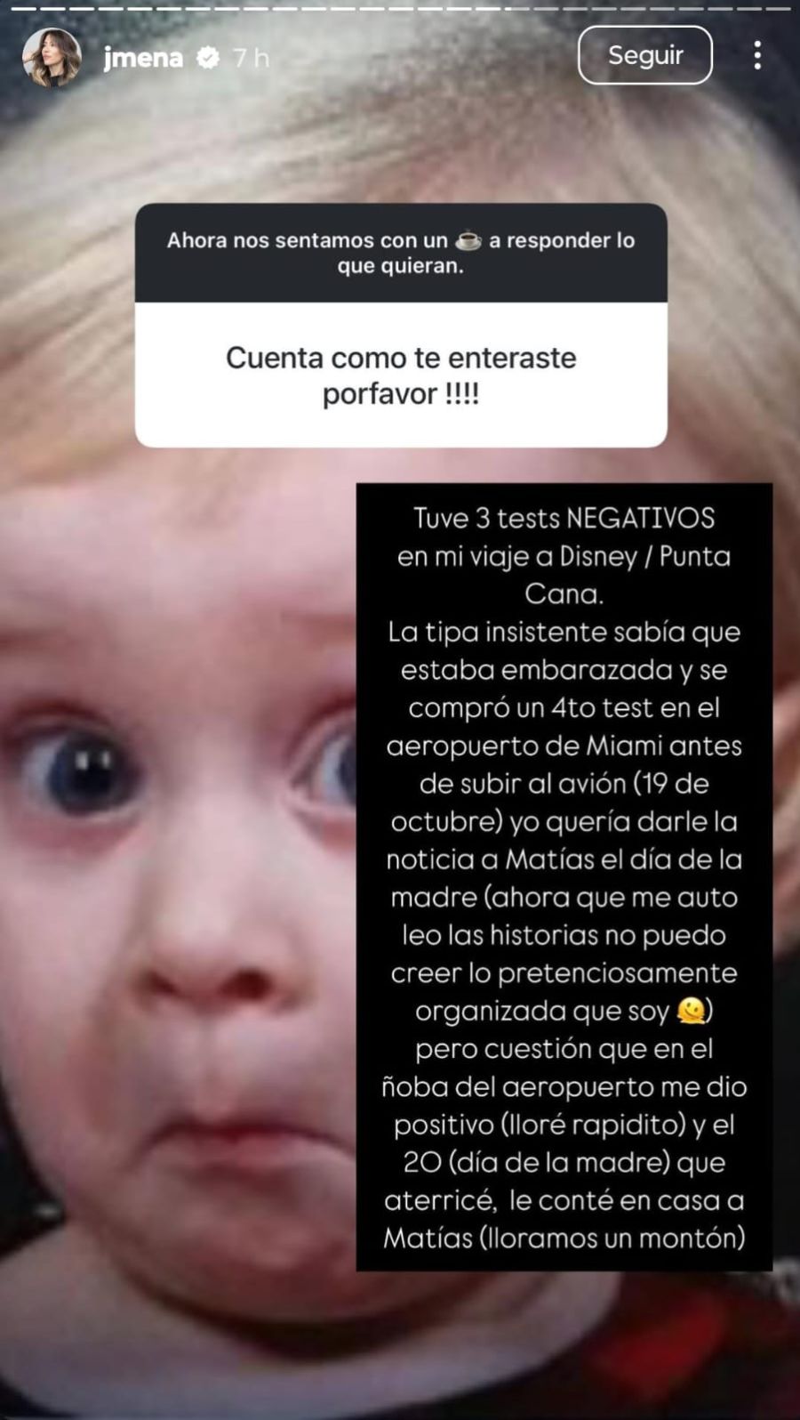 La historia de Jimena Barón.