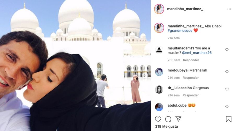Conocé a Mandinha, la esposa portuguesa de Emiliano Dibu Martínez