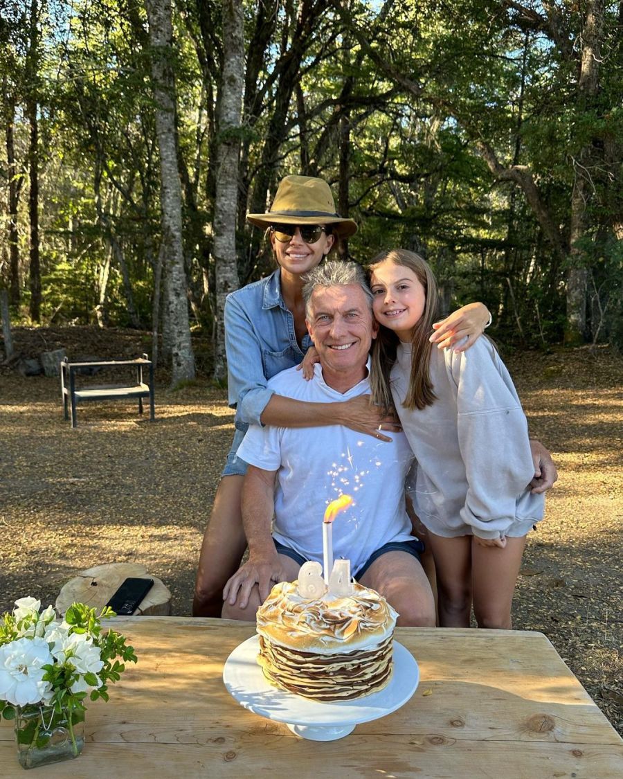 Juliana Awada mostró cómo celebró el cumpleaños de Mauricio Macri