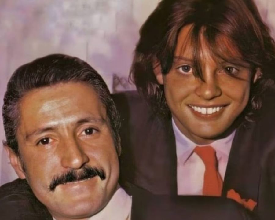 Luis Miguel con Luisito Rey