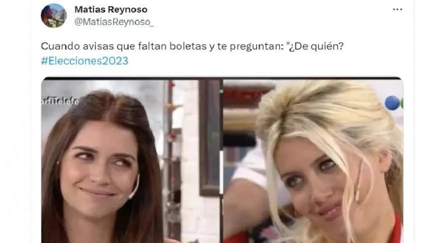 LOS MEJORES MEMES DE LAS PASO 2023
