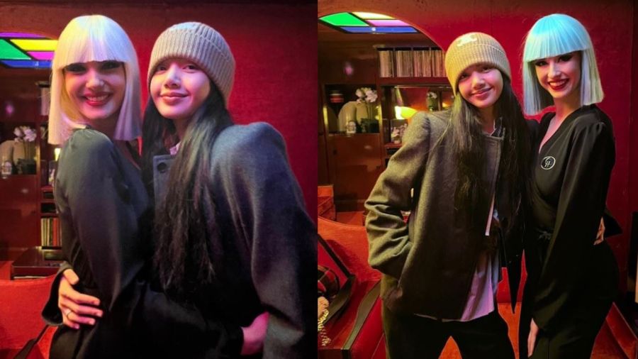 Lisa de BLACKPINK con Ornella y Valerie de Crazy Horse