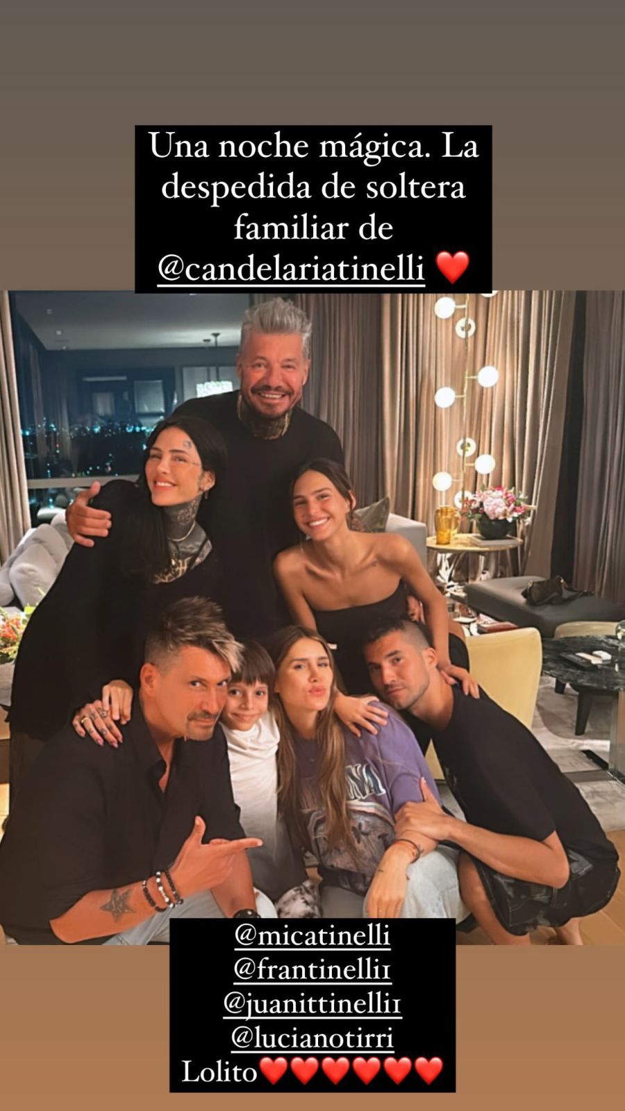 Milett Figueroa no estuvo presente en la despedida de soltera familiar de Cande Tinelli