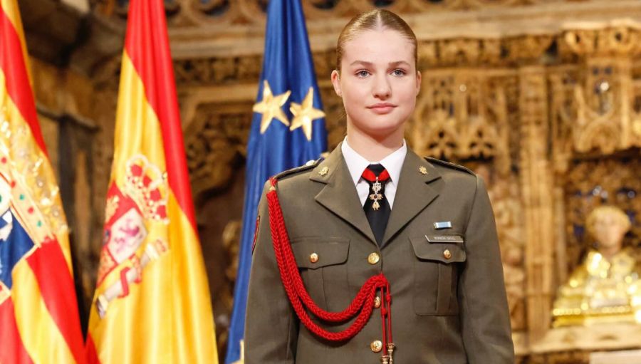 la carrera militar de la Princesa Leonor