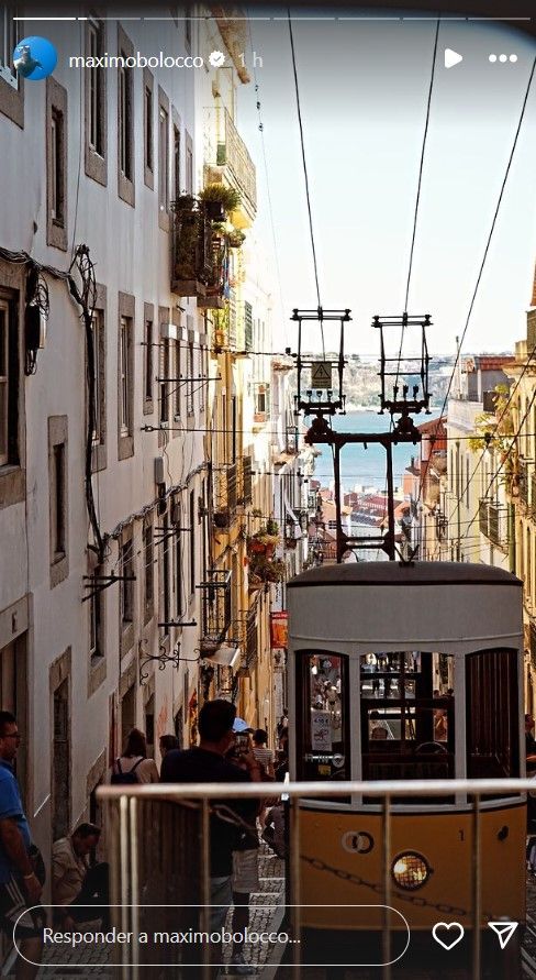 Una a una, las fotos de Máximo Menem Bolocco de vacaciones en Portugal