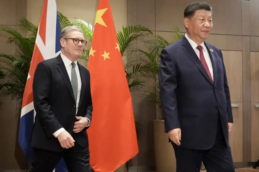 Keir Starmer y Xi Jinping 20241118