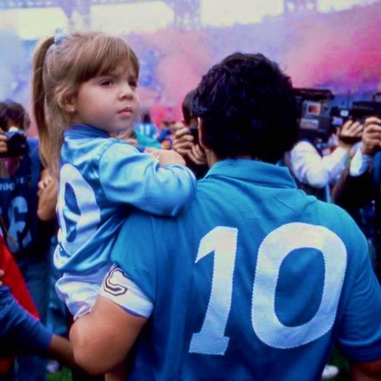 Dalma y Diego Maradona