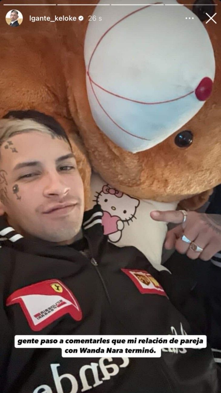 L-Gante se separó de Wanda Nara