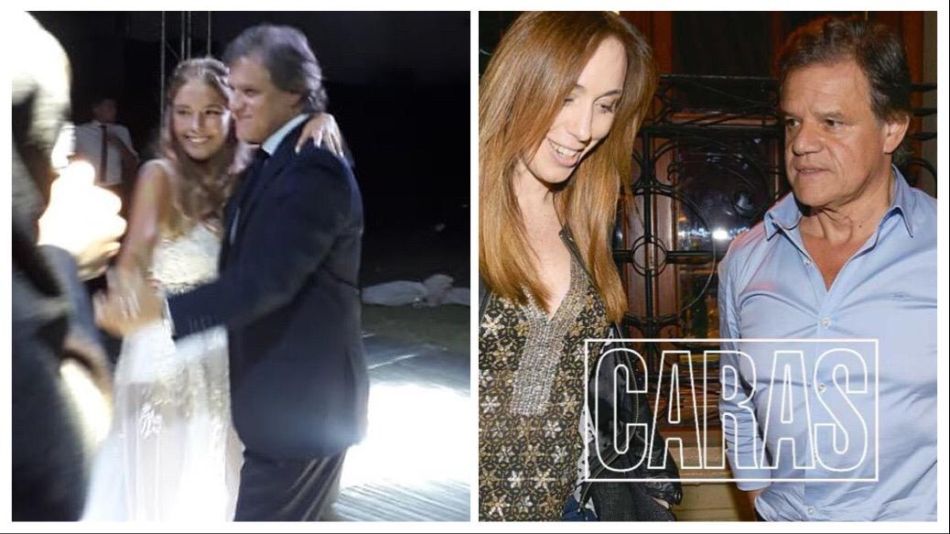 Quique Sacco llevó a María Eugenia Vidal a la fiesta de 15 de su ahijada, Melina