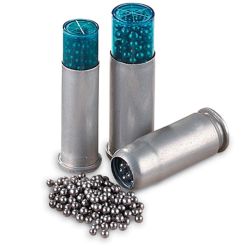 Munición de supervivencia marca CCI “Shotshell” –tal vez la más difundida– en calibres .38 Spl,  .44 Spl y .45 ACP.
