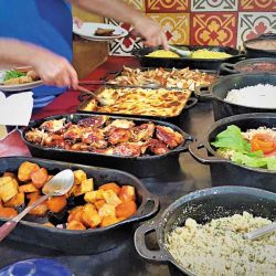 La variedad de platos hizo más amena nuestra estancia.