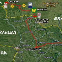Mapa de la zona.