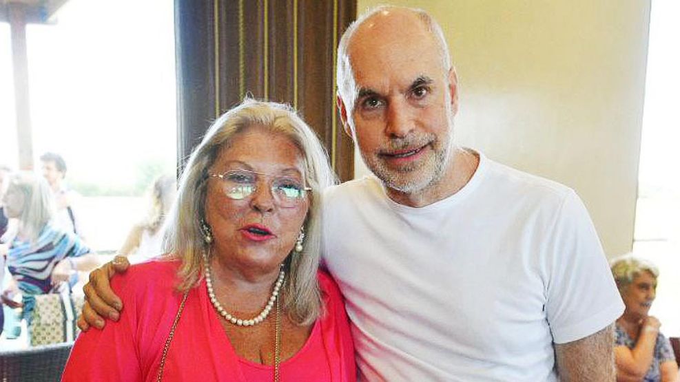 Elisa Carrió y Horacio Rodríguez Larreta 20220829