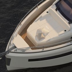 Jeanneau presentó su nuevo modelo de la línea DB Yachts. La propuesta de este day boat ágil y de espacioso exterior