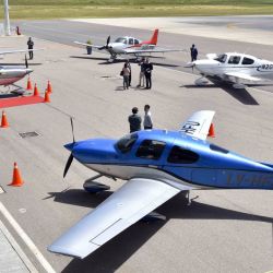 Aviones en el aeropuerto de Punta del Este | Foto:CEDOC