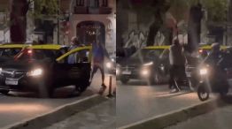 Discusión taxistas Palermo