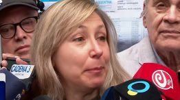 Myriam Bregman, votando en Monserrat.
