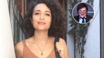 Julia Mengolini y Javier Milei