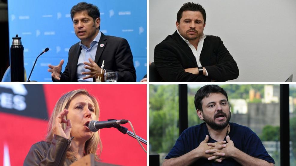 Axel Kicillof, Martín Tetaz, Myriam Bregman y Juan Grabois 20231227