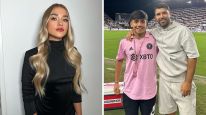 Sofía Calzetti y Benjamín Agüero, el hijo del Kun Agüero
