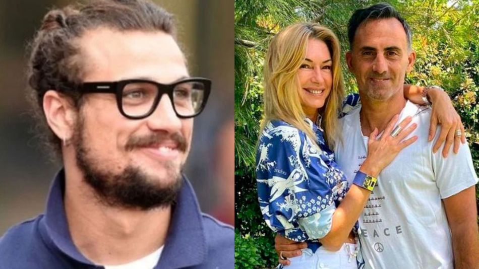 Daniel Osvaldo, Yanina Latorre y Diego Latorre