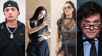 Peso Pluma, Nicki Nicole, Lali Espósito y Javier Milei