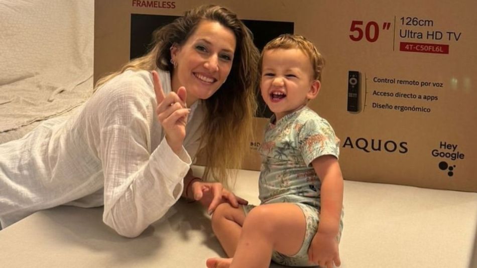 Mica Viciconte y Luca Cubero
