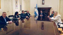 El presidente Javier Milei se reunió con los gobernadores de Jujuy, Salta, Tucumán, y de Catamarca en Casa Rosada.