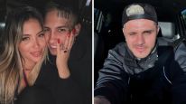 L-Gante, Wanda Nara y Mauro Icardi
