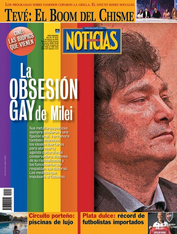La tapa de NOTICIAS | Foto:Cedoc