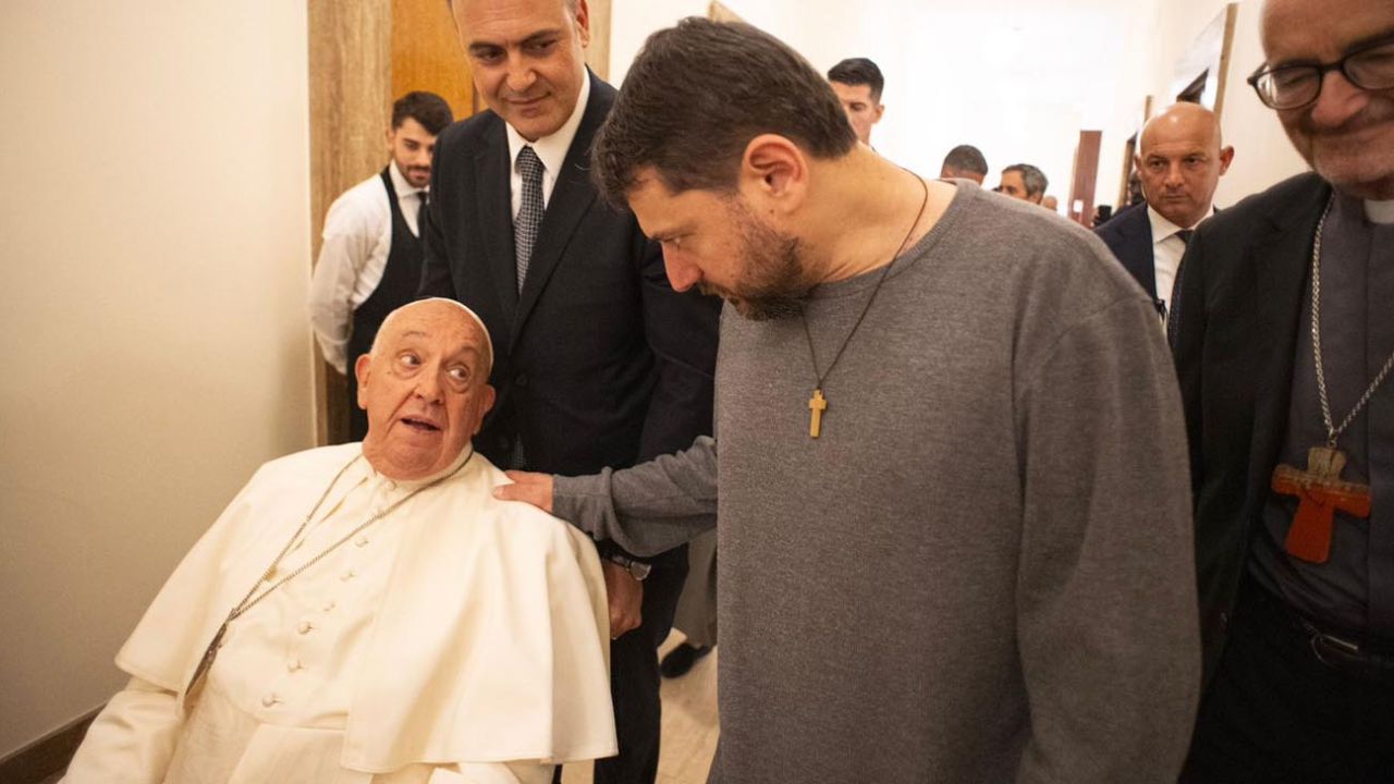 Juan Grabois con el Papa | Foto:Cedoc